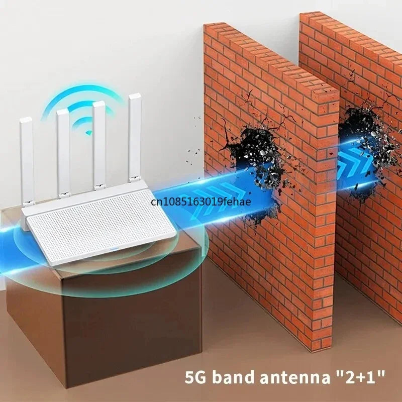 New  Router AX3000T IPTV Mesh Networking Gigabit Ethernet Ports Gaming Accelerator Repeater Modem Signal Amplifier